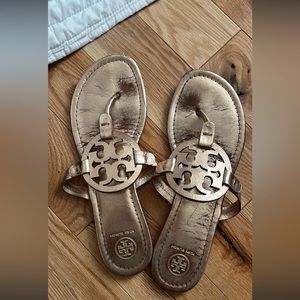 Rose Gold Tory Burch Sandal